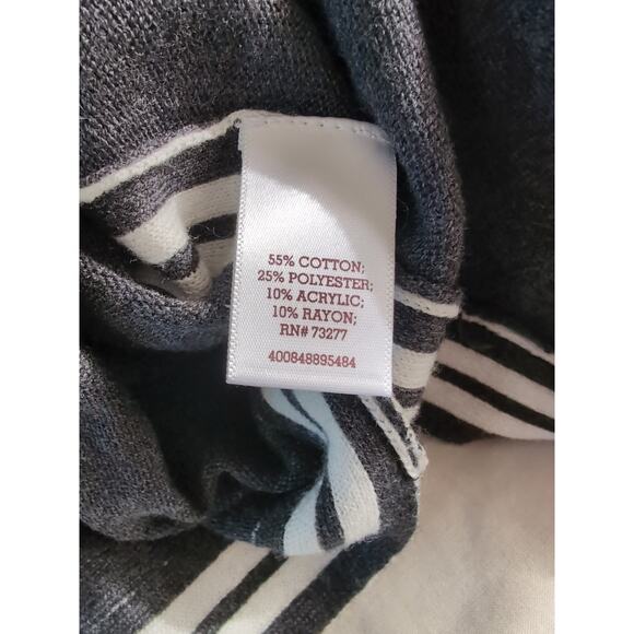 SO Varsity Cardigan Gray Marl Women’s M — Preppy Heritage Knit Sweater NWT - Picture 6 of 7